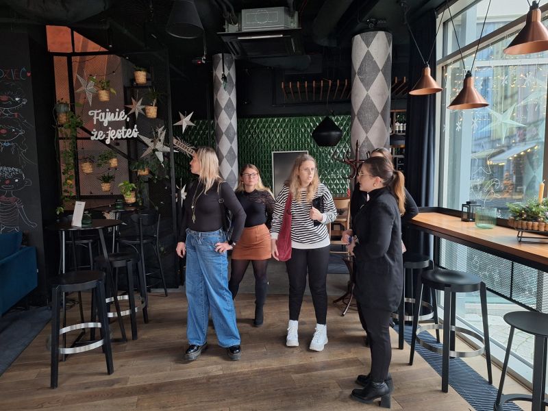 Studenci Turystyki i rekreacji w Ibis Styles Szczecin Stare Miasto