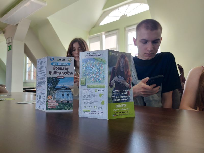 Spotkanie studentów z ekspertem od questów