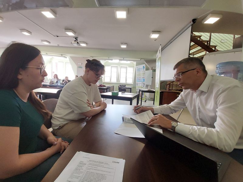 Spotkanie studentów z ekspertem od questów